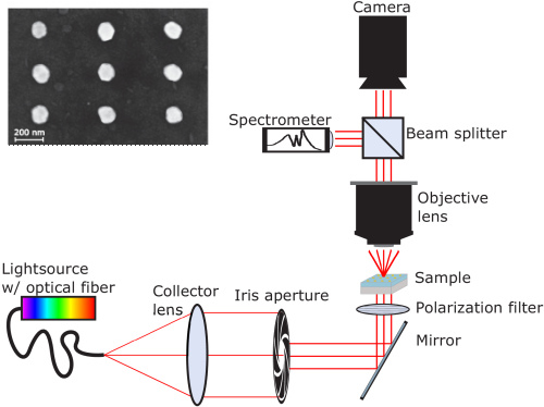 Surface plasmon resonance sensor.